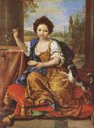 Pierre Mignard Girl Bloing Soap Bubbles (mk08) china oil painting reproduction